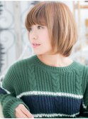 *mod's越谷*ベージュカラー★前下がりボブdc