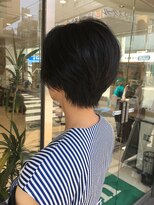 首がキレイに見えるショートスタイル　 Ash等々力　寺内紳悟