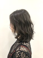 クオーター(QUARTER) ミディアムスパイラルパーマグレージュベージュ