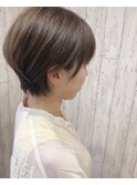 【ひとみ】フォグブルージュの柔らかショートヘア