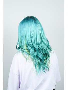 クリップ ジョイント ゴッド(CLIP JOINT GOD) ターコイズ × ライムグリーン