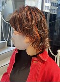 時短で簡単！コントラストパーマウルフスタイル【林京平】