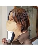 ミディアムレイヤースタイル