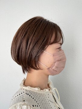 ナンバー ジルバ 立川(N° jillva) ミニボブ/くすみカラー/テラコッタ/韓国マッシュ/くびれミディ