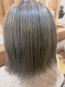 ボスコ 下北沢店(bosco) コバルトブルー×ボブ