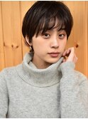 【buZon ブゾン】大人可愛い黒髪前下がりショートボブ