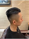 20代30代七三ナチュラルフェードハードパート