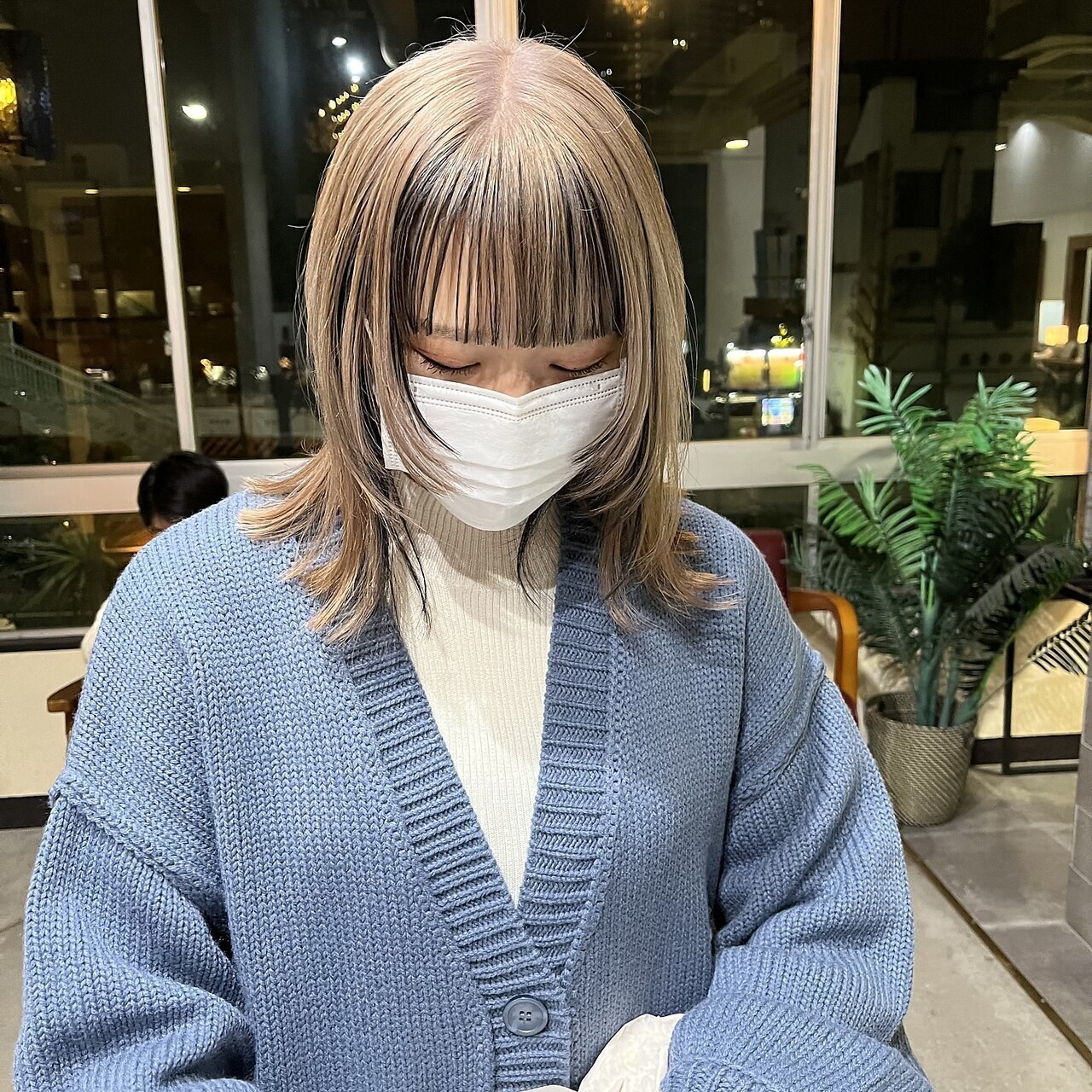 Wカラー・デザインカラー　　￥12,100