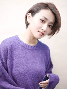 クラスコウベ 三宮店(Krass kobe) 大人ガーリーチョコレートショートヘア【宮尾ウィルヘルム】