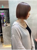 ブリーチなしWカラー×ボブ
