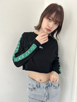 ムード タテマチ(mood tatemachi) フルバング/外ハネミディアム