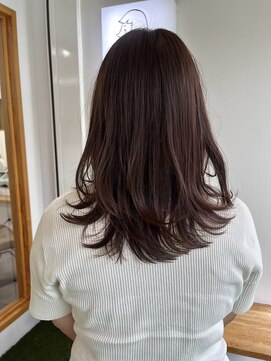 イノセントヘア(innocent.hair) 秋色カラー　ラベンダーベージュ