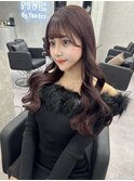 ピンクラベンダー×レイヤーカット×韓国風ヘアワンホンヘア☆11