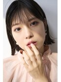 伸ばしかけの髪も少しのアレンジで可愛く☆ワンレンショート