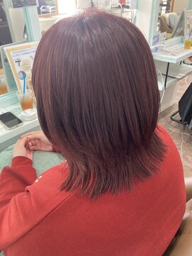ヘアーディア みどり店(Hair...DiA) ボルドー!