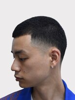 ルックグッドストア タカラヅカ(LOOK GOOD STORE TAKARAZUKA)&nbsp;メンズカットフェードボウズベリーショートアッシュブラック0805