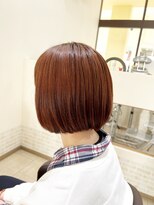 デザイニングヘアードゥ(designing hair Deux)&nbsp;レディースブリーチ無しピンクボブ