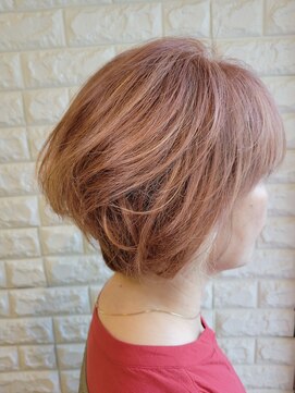 松本平太郎美容室 吉祥寺パートファイブ(PART5) グラデーションボブ×イノアカラー×ハイライト