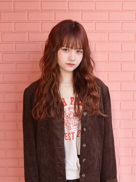 トーリ(TO/RE) ローズカラーのルーズウェーブ