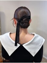 カミケン 黒岩店　kamiken・&nbsp;シンプルヘアセット＊シニヨン×カチモリ【カミケン黒岩店】