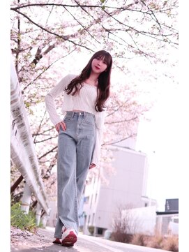 イロ(iro) 春カラー×ピンクベージュ×レイヤーカット×大人可愛い