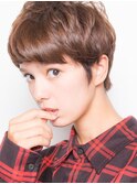 マッシュヘア くせ毛ショート 大人ボブ【モテナ 豊田 浄水】