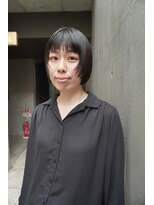 カシ 中目黒(CASI)&nbsp;コンパクトボブ/ミニボブ/黒髪ボブ/暗髪