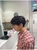 クセ毛風ルーズショート   ツイストスパイラルパーマ