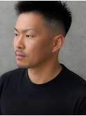 刈り上げ大人男性ストリート短髪