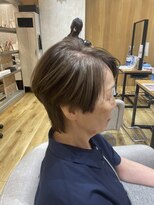 フィゼル あべのルシアス店(Aujua fizelle)&nbsp;白髪ぼかしカラー　＊佐藤　空