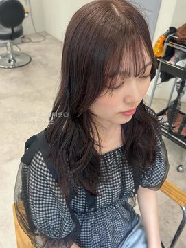 ソヨン 心斎橋店(SOYON) ラベンダーベージュ× レイヤーカット