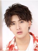 スパイラルパーマウルフツーブロックツイスパシャドウパーマ