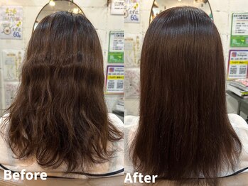 シーヘアーの写真/【豊田市/髪質改善】シーヘアー人気NO.1の「電子トリートメント」で髪を傷めない施術をさせていただきます