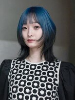 シオン(shion)&nbsp;ミニウルフミディアム顔周りレイヤー韓国ヘア_ba547983