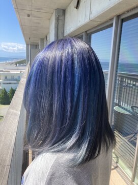 アンツ サザンリゾート 茅ヶ崎店(ANT'S Southern Resort) ミディアムヘア/デザインカラー/フェイスフレーミング