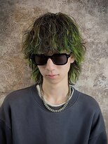 イエローコーン 金沢文庫店(YELLOW CORN) メンズハイライト/ハイライトパーマ/ホワイトメッシュパーマ眉毛