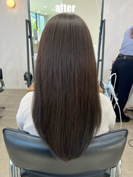 髪質改善カラー/水素カラー