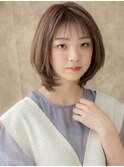 シャンパンベージュ大人ガーリーシャギーウルフX志木10代20代