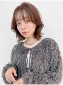 ミディアムレイヤーカット/似合わせカット/髪質改善/顔周り/川崎
