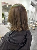 切りっぱなしスタイル