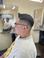 バーバーサトウ(BARBER SATO)&nbsp;サイドパートスタイル
