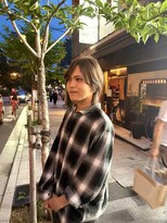 ビビディ バビディ ブー 河原町三条店(Bibbidi.bobbidi.boo) メンズウルフ/ハイトーン/ミルクティーベージュ