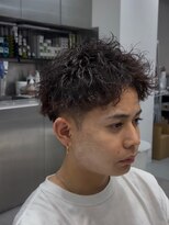 フィフス 渋谷(fifth)&nbsp;今流行りの無造作刈り上げないツイストスパイラルショートパーマ