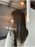 【重く見えない暗髪】透け感ダークアッシュ×美髪ロング11