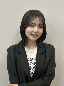 ルトワフクロマチ(Lutowa Fukuromachi) ダークパープル/ナチュラルショート/ミルクブラウン/夏/ベルボブ