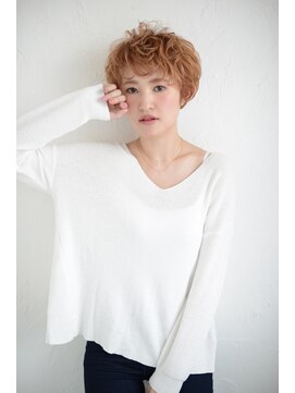 アース 横浜店(HAIR&MAKE EARTH) 外国KIDS風カールショート【EARTH横浜店】