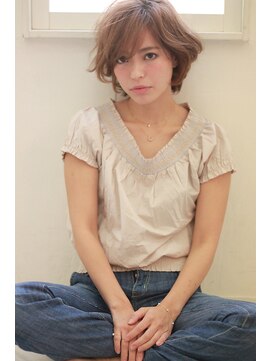 バグズ ヘアデザイン 桔梗が丘店(Baguz HAIR DESIGN) くせ毛風☆エレガントショートボブ