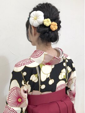 ネオリーブアオバ 高田馬場店(Neolive aoba) 卒業式スタイル　まとめ髪　団子ヘア　アレンジ