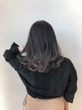 アライブ ハラジュク(ALIVE harajuku) 【ALIVE harajuku】大人かわいいシルバーグラデーションryota