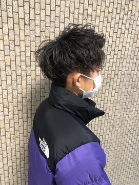 テラスアヴェダ 福岡パルコ店(Terrace AVEDA) 刈り上げマッシュ×スパイラル